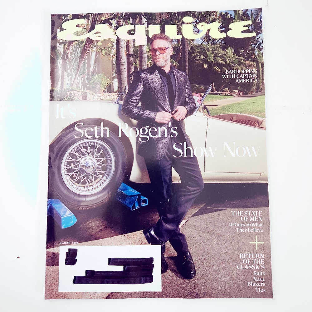 🍭7/$15 Esquire Magazine March 2025 Seth Rogen